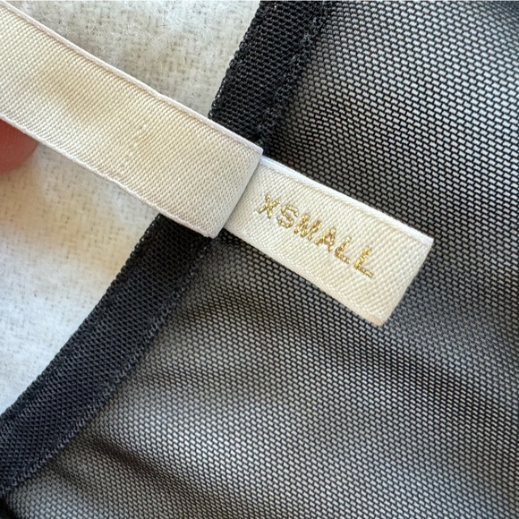 Lovewave Revolve Mesh Dress Coverup Side Slit Black Size XS - Picture 3 of 9